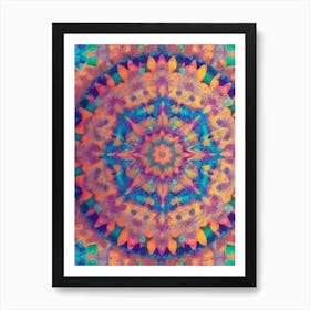 Maximalism Kaleidoscope Of Vibrant Colors Intricate 1 Art Print