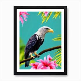 Eagle Tropical bird Art Print