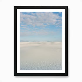 White Sands New Mexico Hiker II on Film Art Print