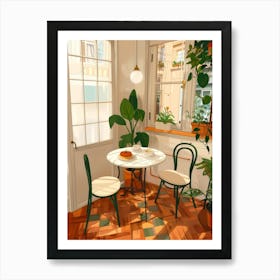 Table And Chairs 4 Art Print