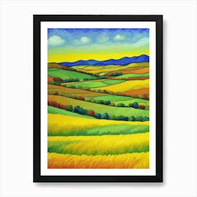 Field Of Wheat Art Print