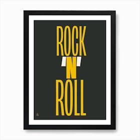 Rock N Roll Art Print