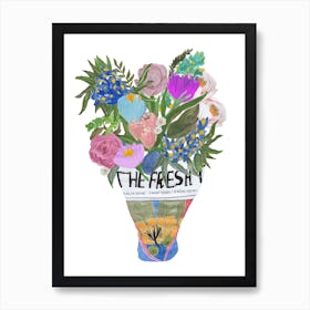 If Only It Were As Simple As Flowers From The Garage Art Print