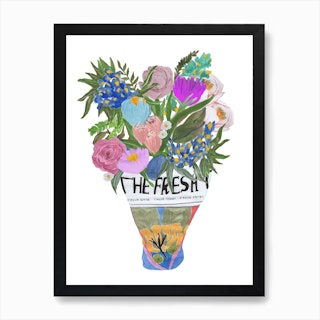 If Only It Were As Simple As Flowers From The Garage Art Print