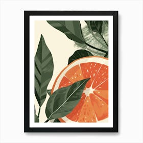 Guava Close Up Illustration 5 Art Print