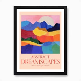 Abstract Dreamscapes Landscape Collection 25 Art Print