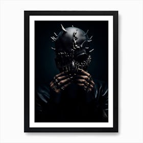 Skull Mask Art Print