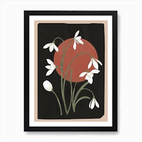Beautiful Snowdrop Flowers 1 1 Art Print