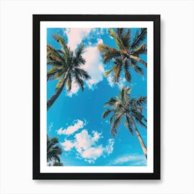 Palm Trees In The Sky 3 Art Print