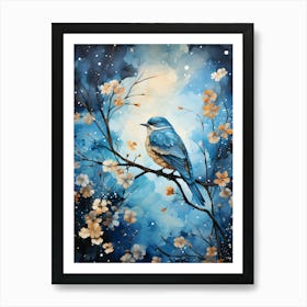 Solitary Beauty The Elegant Bird Art Print