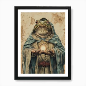 Frog Wizard 1 Art Print