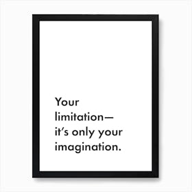 Inspirational Quote Art Print