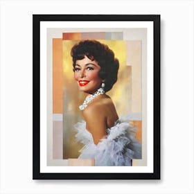 Rita Moreno Retro Collage Movies Poster