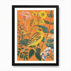 Spring Birds Yellowhammer 2 Art Print