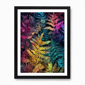 Ferns leaves nature 1 Art Print