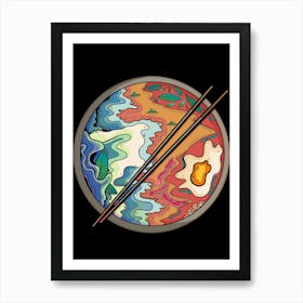 Seaside Bowl Art Print