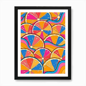 Fruits Of The Rainbow Art Print