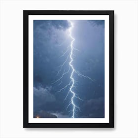 Lightning Strike Art Print