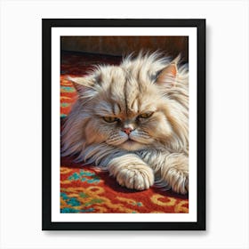 Persian Cat 1 Art Print