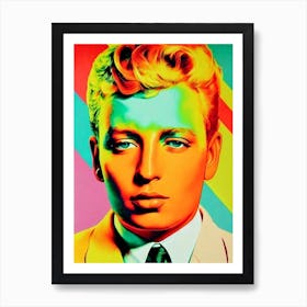 John Newman Colourful Pop Art Art Print