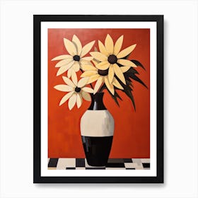 Bouquet Of Black Eyed Susan Flowers, Autumn Fall Florals Painting 0 Art Print