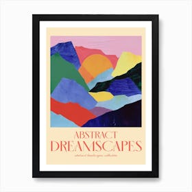 Abstract Dreamscapes Landscape Collection 78 Art Print