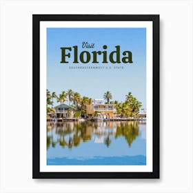 Visit Florida Art Print