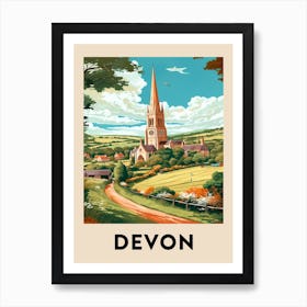 Vintage Travel Poster Devon 8 Art Print