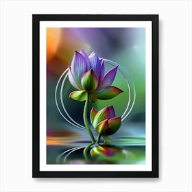 Lotus Flower 147 Art Print