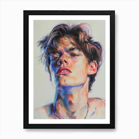 Portrait Of A Young Man 29 Art Print