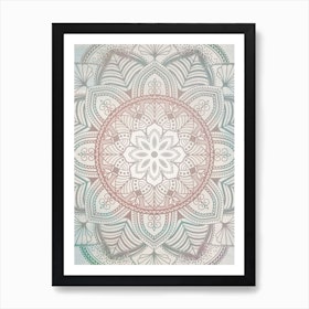 Mandala Indian Yoga Ethnic Boho Abstract Seamless Pattern Print All Over  Multi-Colour Art Board Print for Sale by 108dragons