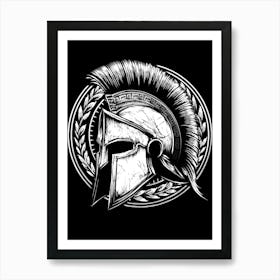 Spartan Warrior Art Print