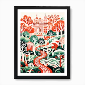 Noog Nooch Tropical Garden Thailand 2 Art Print