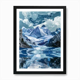 'Alpine Landscape' Art Print