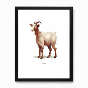 Goat Kids Animal Poster Art Print