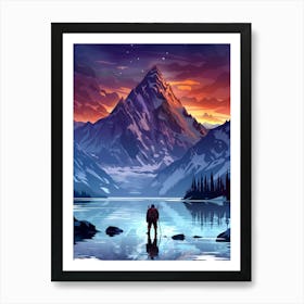 Mountain Landscape 17 Art Print