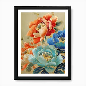 Chinese Flower Painting 19 Art Print