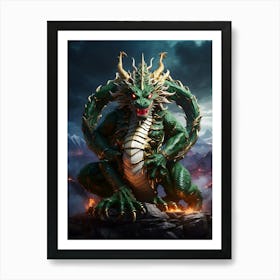 Dragon 5 Art Print