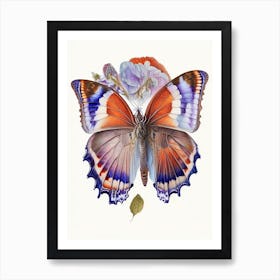 Gatekeeper Butterfly Decoupage 2 Art Print
