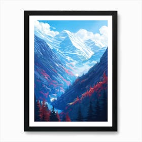 Landscape Painting 2 Art Print