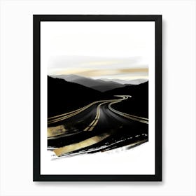 Road In The Mountains 1 Art Print