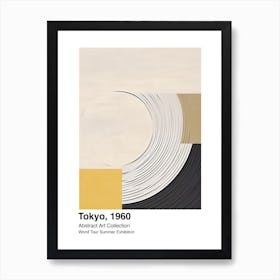 World Tour Exhibition, Abstract Art, Tokyo, 1960 1 Art Print