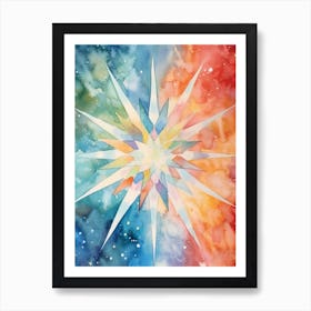 Bright Star Celestial Art 2 Art Print