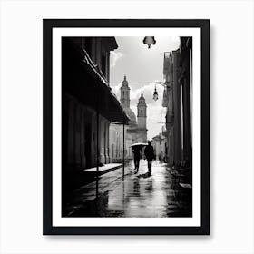 Catania, Italy,  Black And White Analogue Photography  3 Art Print