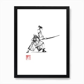 Samurai Stance Art Print