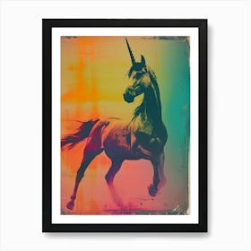 Unicorn Polaroid Inspired 4 Art Print