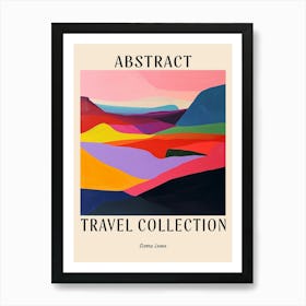 Abstract Travel Collection Poster Sierra Leone 1 Art Print