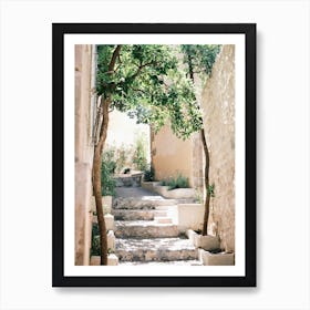 Bohemian Stairs In Old Town Eivissa // Ibiza Travel Photography Art Print