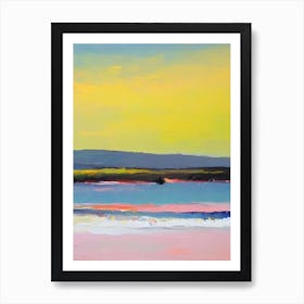 Cemaes Bay, Anglesey, Wales Bright Abstract Art Print