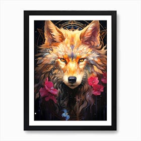 Wolf Head 1 Art Print